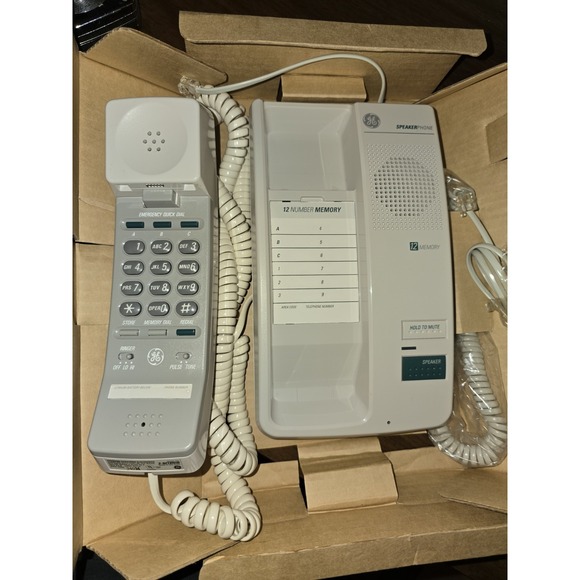 Vintage GE Speakerphone 2-9300 with 12 Number Memory Open Box - Picture 8 of 10